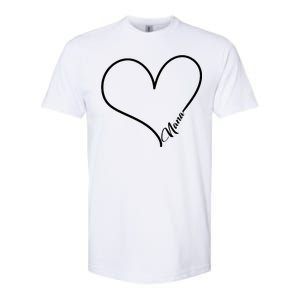 Love Nana Heart Softstyle® CVC T-Shirt