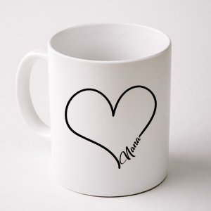 Love Nana Heart Coffee Mug