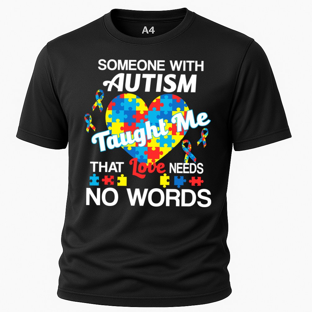 Love Needs No Words Autism Awareness  Cooling Performance Crew T-Shirt