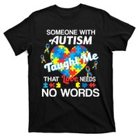 Love Needs No Words Autism Awareness  T-Shirt