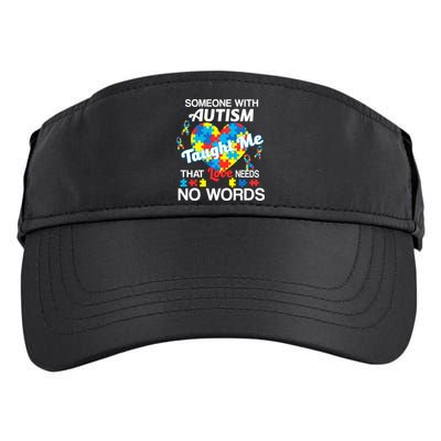 Love Needs No Words Autism Awareness  Adult Drive Performance Visor