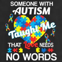 Love Needs No Words Autism Awareness  Beanie