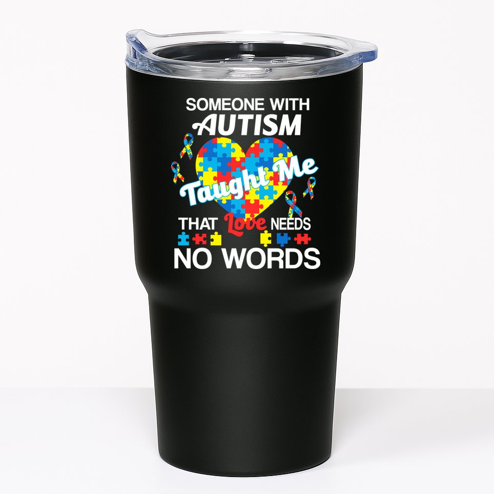 Love Needs No Words Autism Awareness  Tumbler