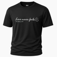 Love Never Fails Cooling Performance Crew T-Shirt