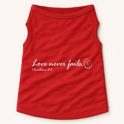 Love Never Fails Doggie Tank