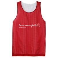 Love Never Fails Mesh Reversible Basketball Jersey Tank