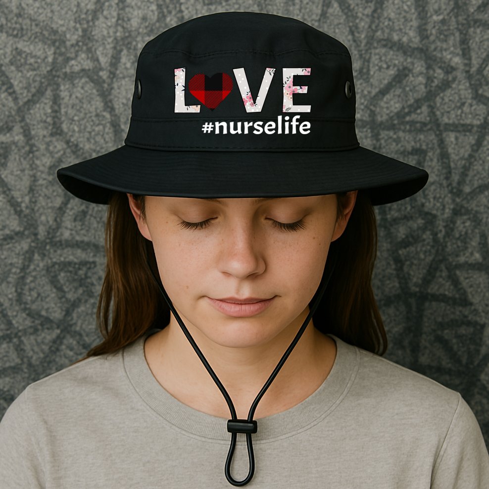 Love Nurse life Bucket Hat
