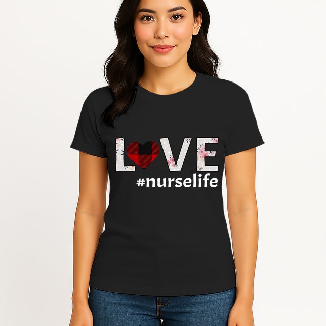 Love Nurse life Womens T-Shirt