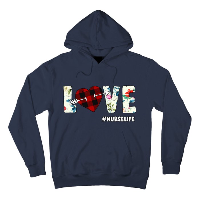 Love NurseLife Arrow Heart Hoodie