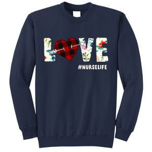 Love NurseLife Arrow Heart Sweatshirt