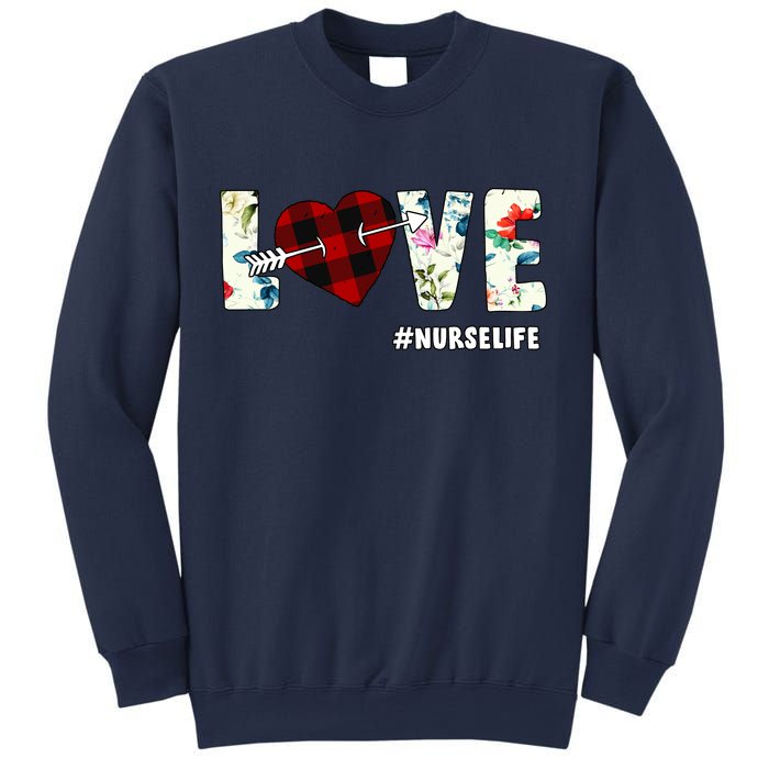 Love NurseLife Arrow Heart Sweatshirt