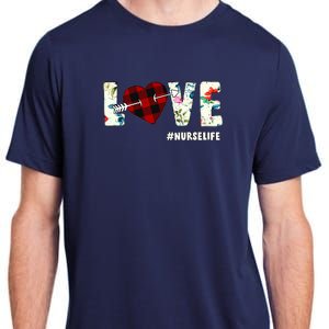 Love NurseLife Arrow Heart Adult ChromaSoft Performance T-Shirt