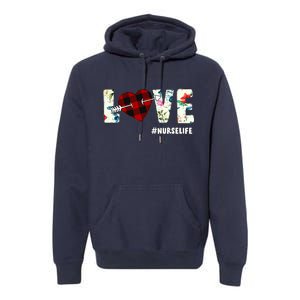 Love NurseLife Arrow Heart Premium Hoodie