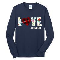 Love NurseLife Arrow Heart Tall Long Sleeve T-Shirt