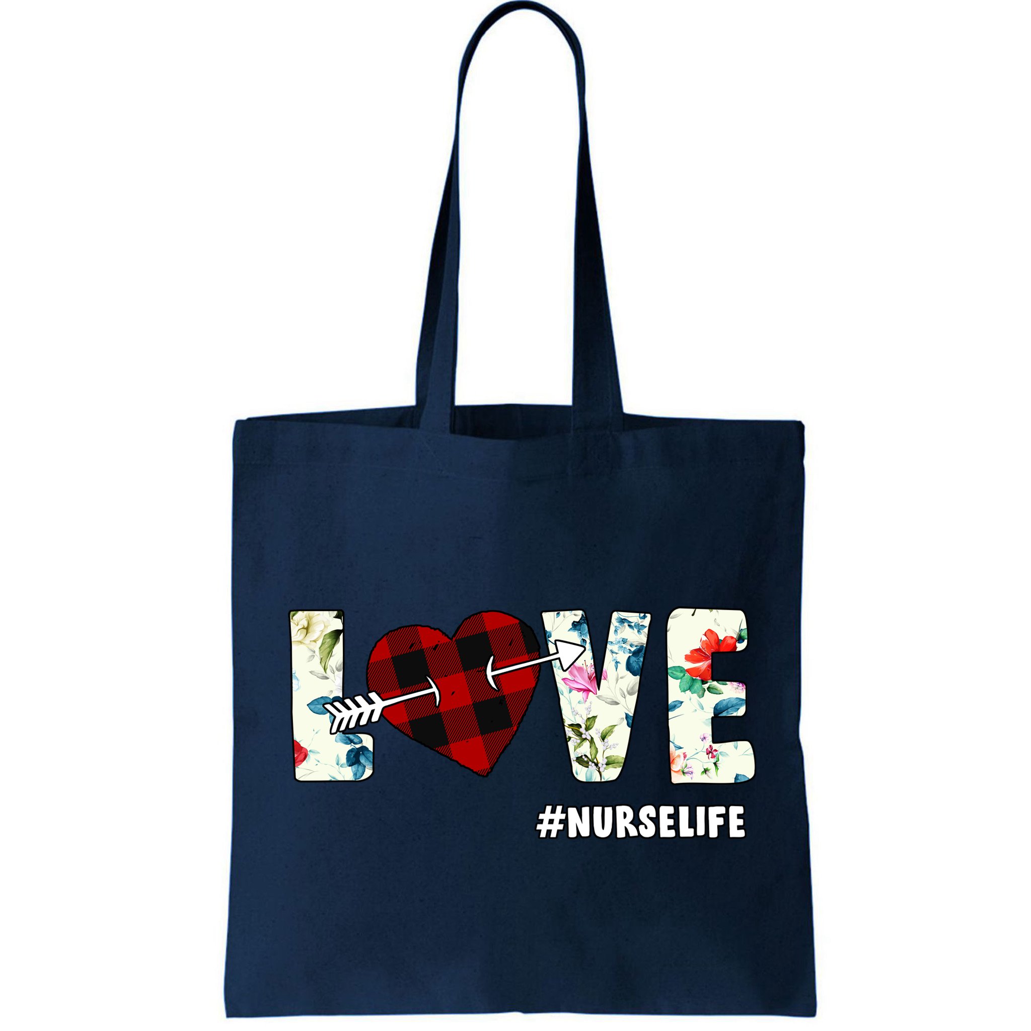 Love NurseLife Arrow Heart Bag