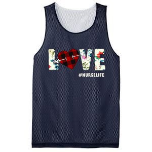 Love NurseLife Arrow Heart Mesh Reversible Basketball Jersey Tank