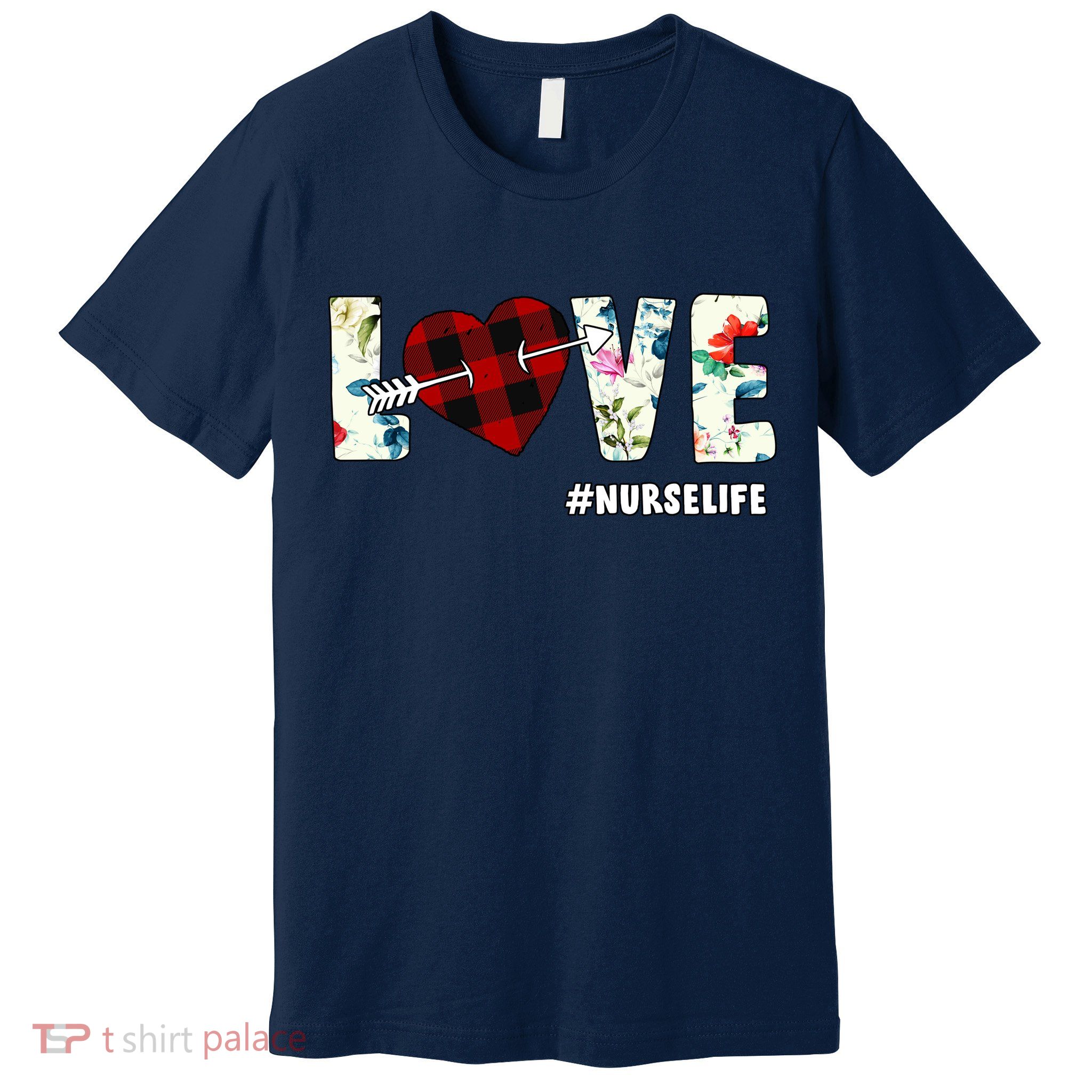 Love NurseLife Arrow Heart Premium T-Shirt