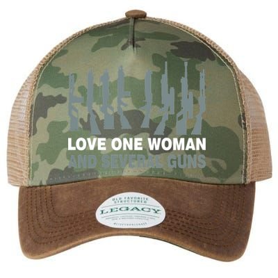 Love One Woman And Several Guns Legacy Tie Dye Trucker Hat