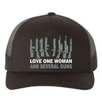 Love One Woman And Several Guns Yupoong Adult 5-Panel Trucker Hat