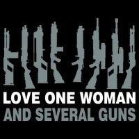 Love One Woman And Several Guns Impact Tech Backpack