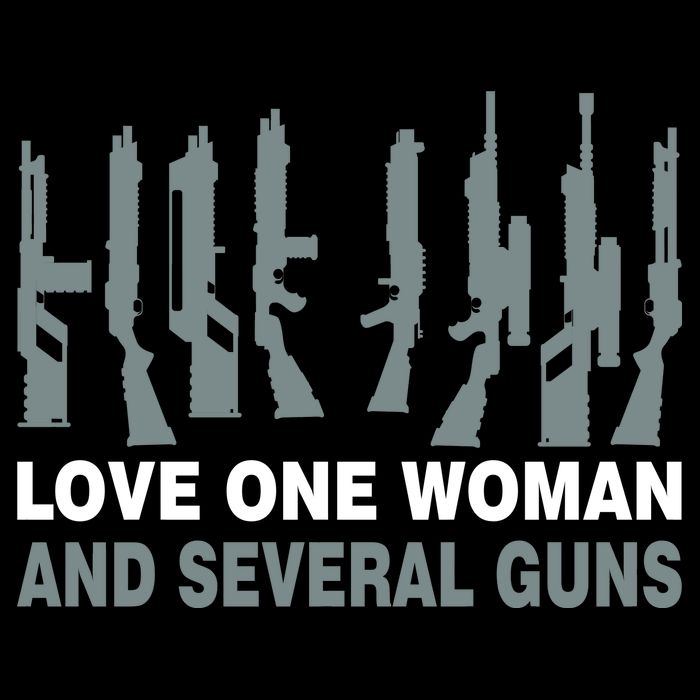 Love One Woman And Several Guns Impact Tech Backpack