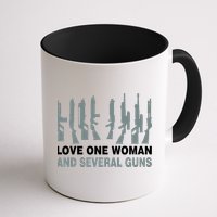 Love One Woman And Several Guns Mug