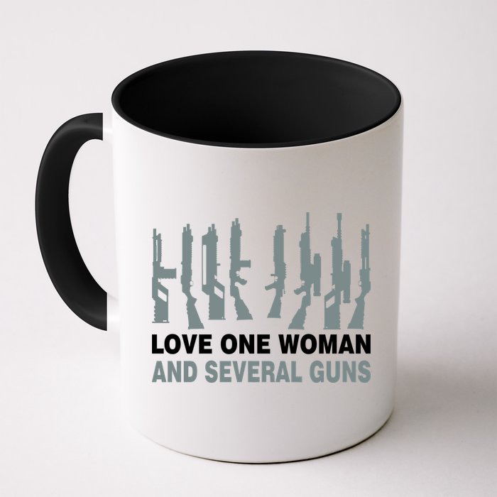 Love One Woman And Several Guns Mug