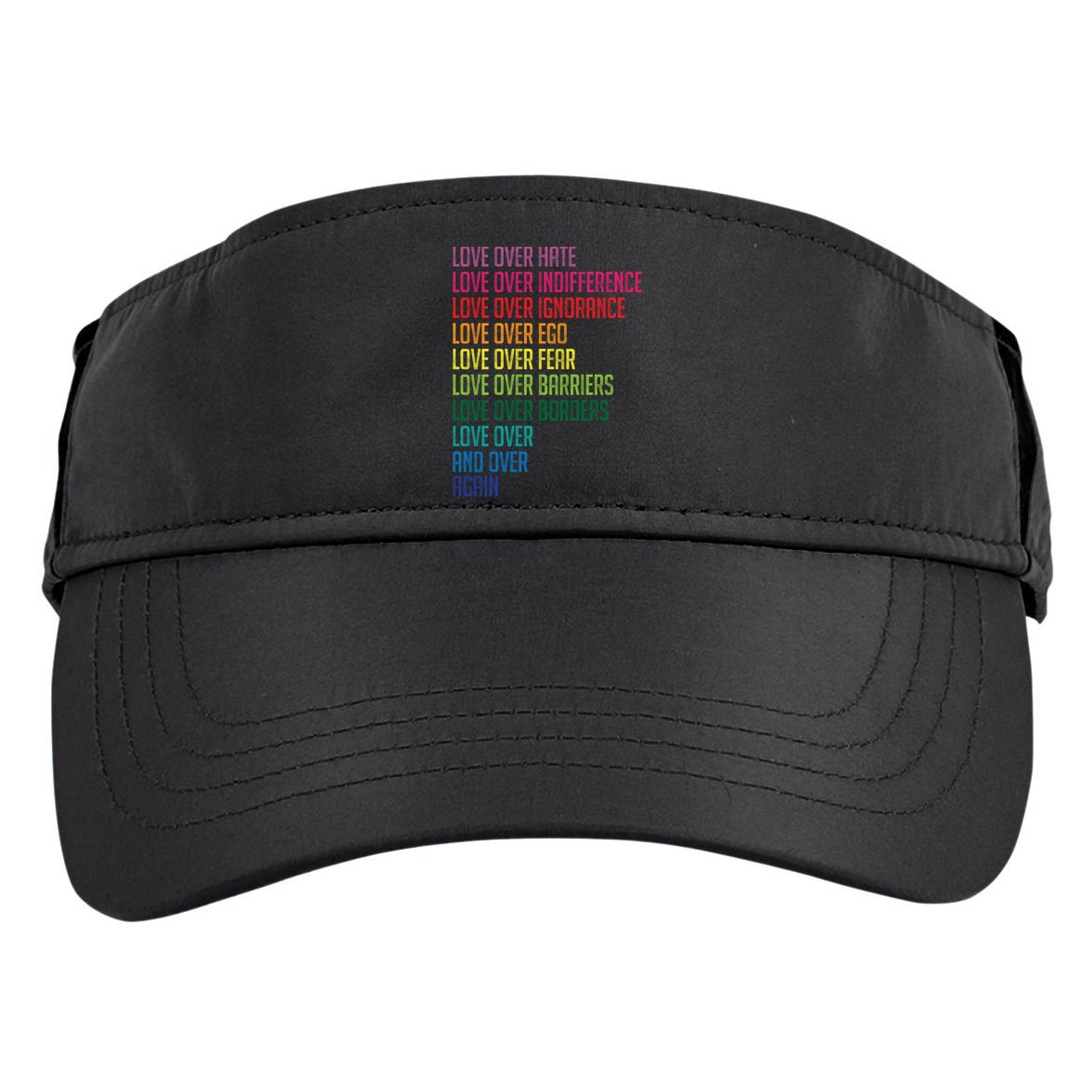 Love Over Everything  Adult Drive Performance Visor