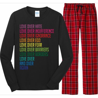 Love Over Everything  Long Sleeve Pajama Set