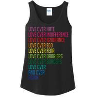 Love Over Everything  Ladies Essential Tank