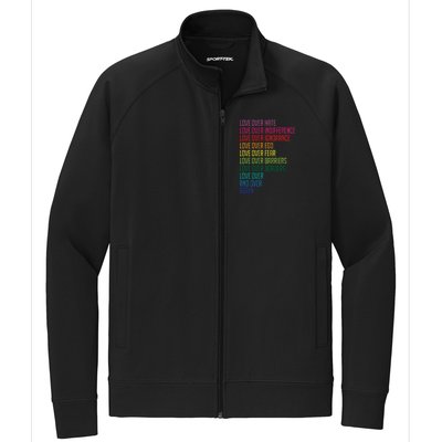 Love Over Everything  Stretch Full-Zip Cadet Jacket