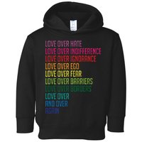 Love Over Everything  Toddler Hoodie