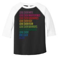 Love Over Everything  Toddler Fine Jersey T-Shirt