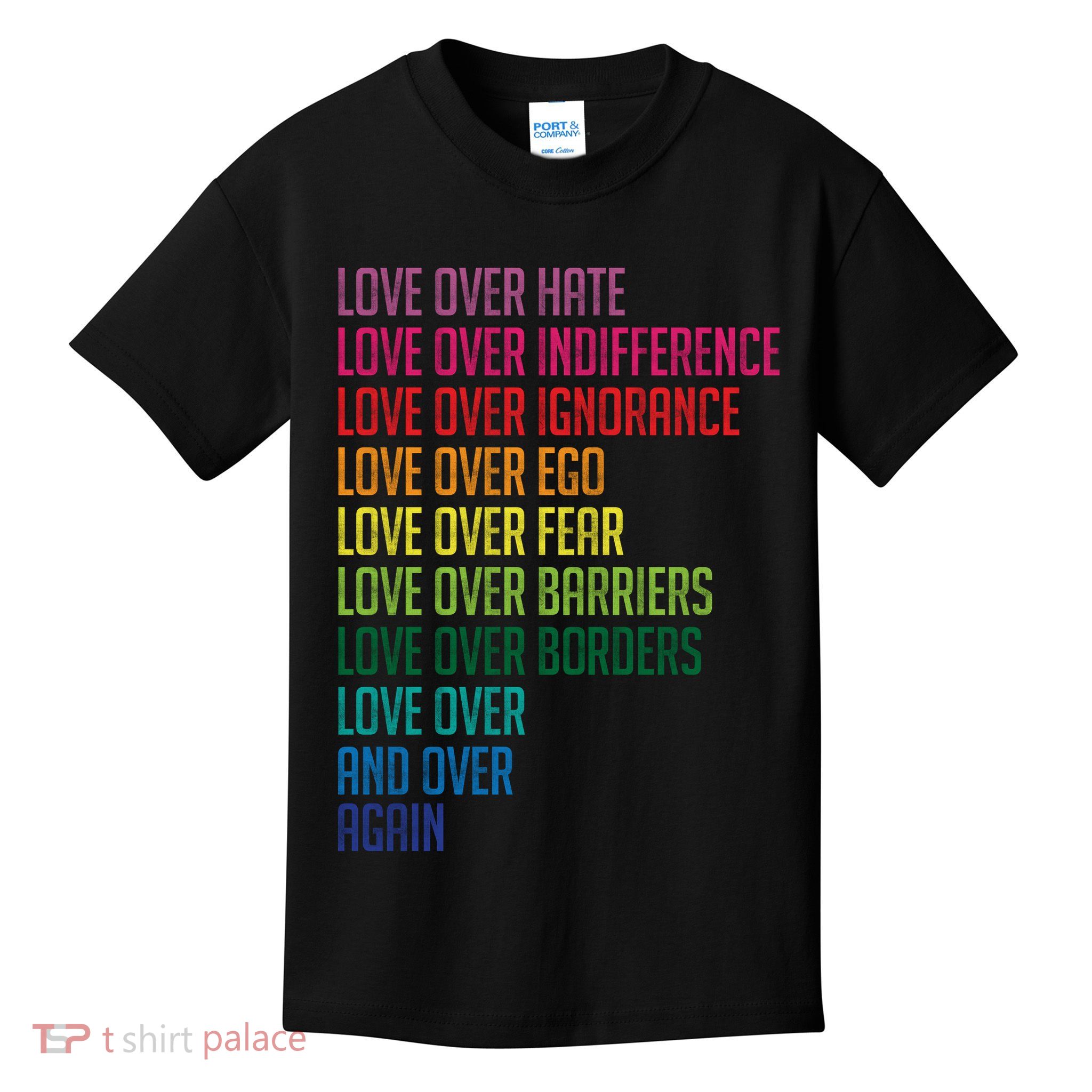 Love Over Everything  Kids T-Shirt