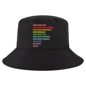 Love Over Hate Love Over Indifference  Cool Comfort Performance Bucket Hat