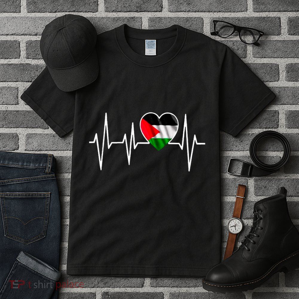 Love Pakistan Flag Heartbeat Pulse Tall T-Shirt