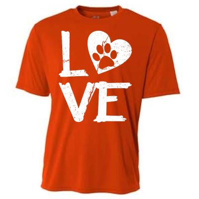 Love Paw In Heart Cooling Performance Crew T-Shirt