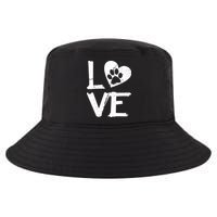 Love Paw In Heart Cool Comfort Performance Bucket Hat