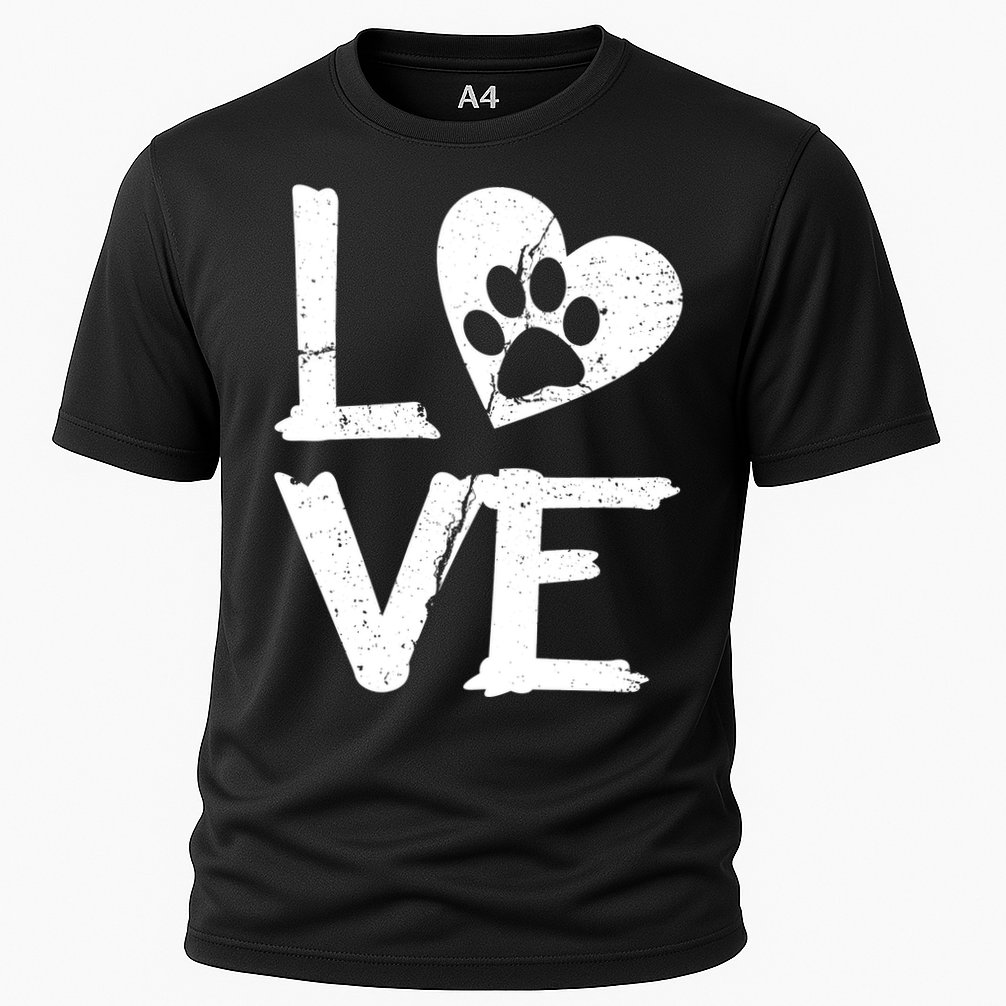 Love Paw In Heart Performance Shirt