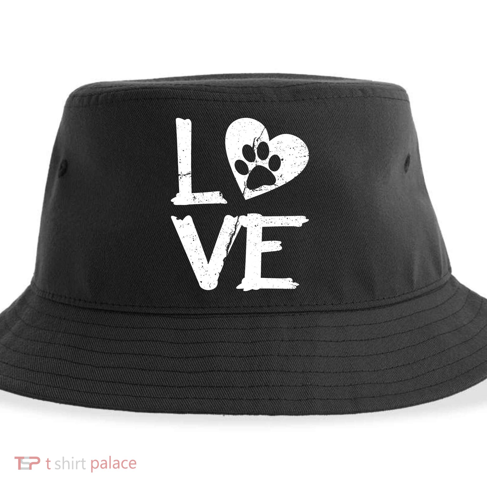 Love Paw In Heart Sustainable Bucket Hat