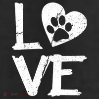 Love Paw In Heart 11oz C Handle Ceramic Mug