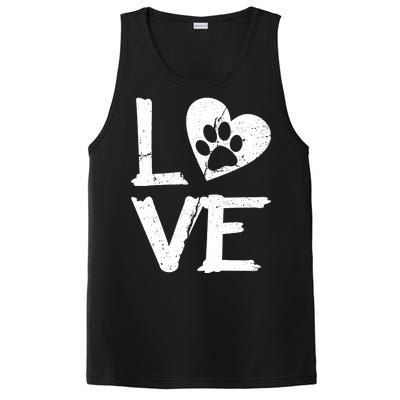 Love Paw In Heart PosiCharge Competitor Tank