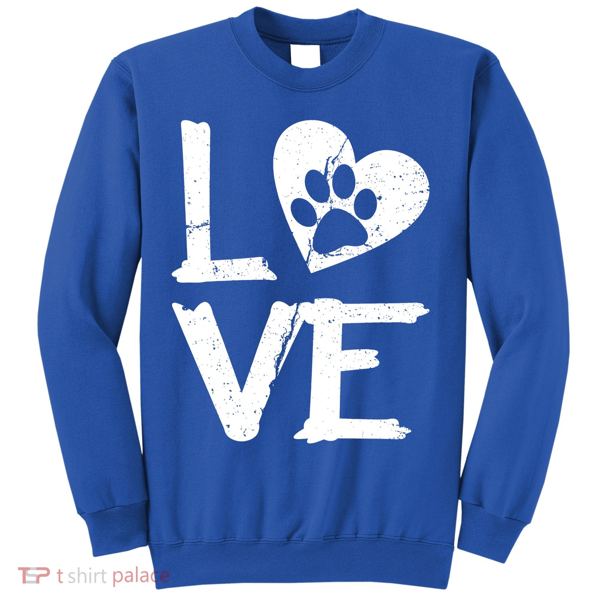 Love Paw In Heart Sweatshirt