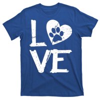 Love Paw In Heart T-Shirt