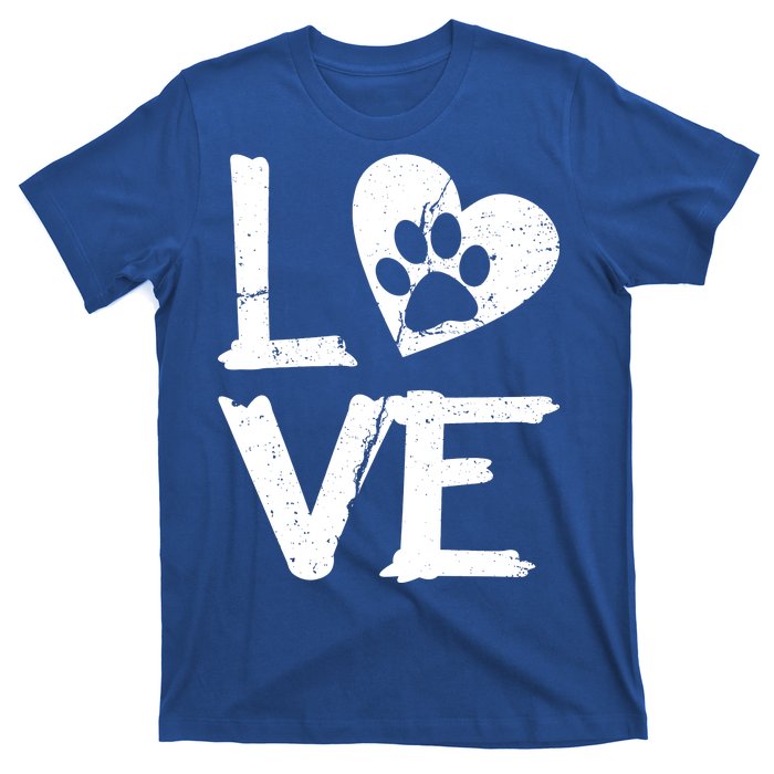 Love Paw In Heart T-Shirt