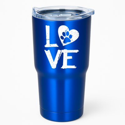 Love Paw In Heart Tumbler