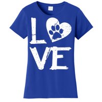 Love Paw In Heart Women's T-Shirt