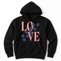 Love Paw Print Hoodie