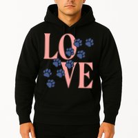Love Paw Print Hoodie