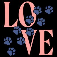 Love Paw Print Hoodie